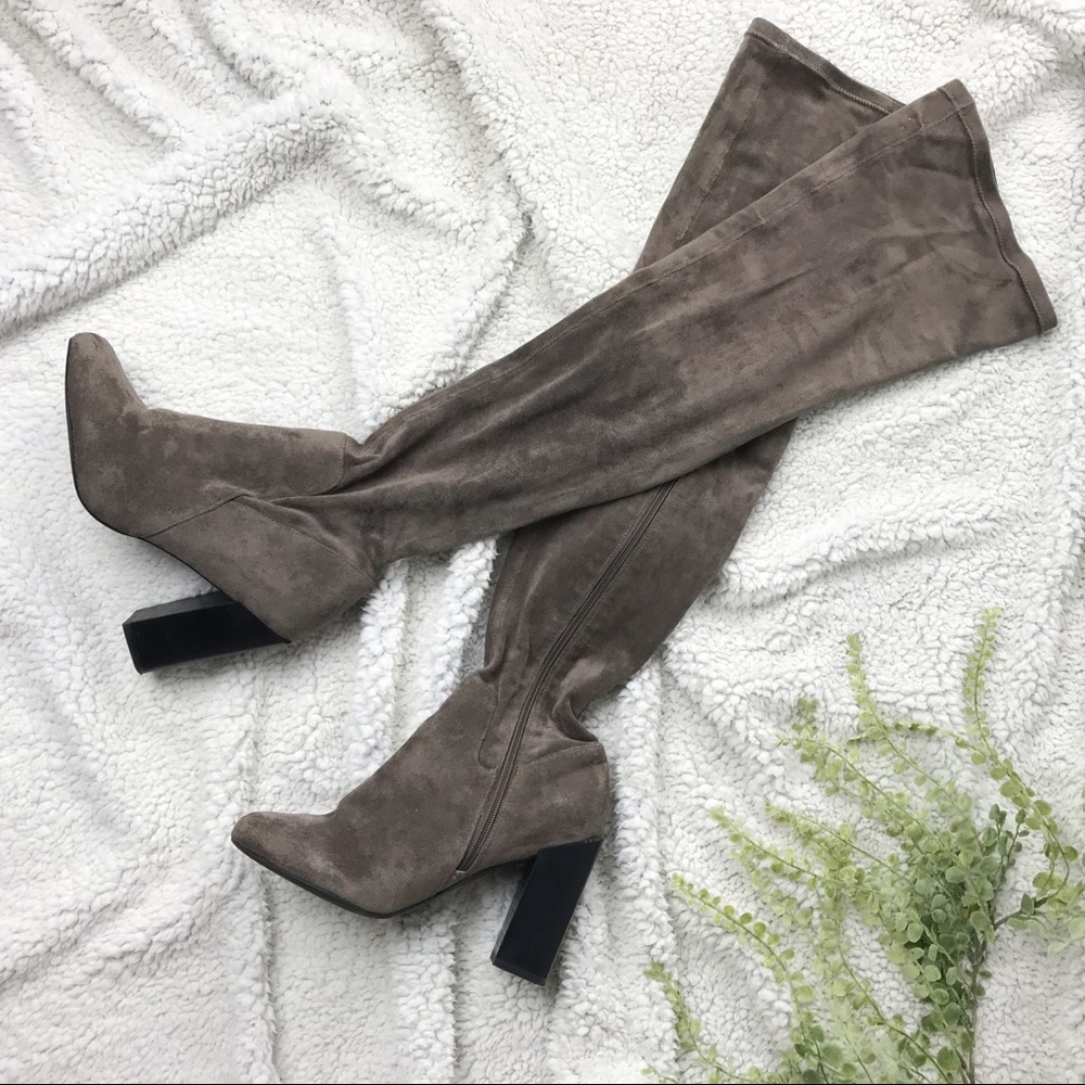 Steve Madden Squad Suede Thigh High Boots